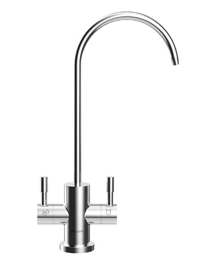 Система обратного осмоса PHILIPS AUT3015/10 комплектуется краном для очищенной воды с двумя переключателями